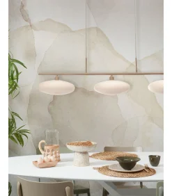 Hanglamp Sapporo - Wit - 115x29x23cm Hanglampen