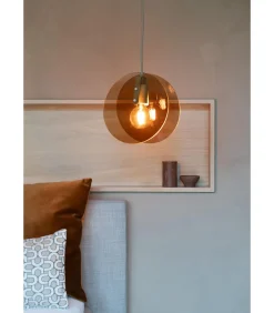 Sale Hanglamp Toledo - Bruin - 22x25x278.5cm Hanglampen