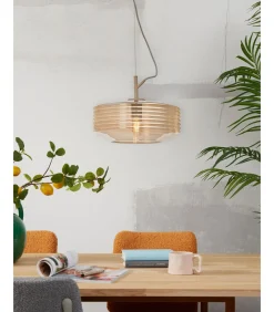 Online Hanglamp Verona - Bruin - Ø35cm Hanglampen