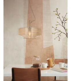 Online Hanglamp Verona - Bruin - Ø35cm Hanglampen