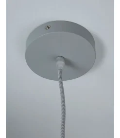 Discount Hanglamp Verona - Grijs - 15x15x30cm Hanglampen