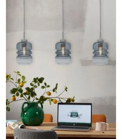 Discount Hanglamp Verona - Grijs - 15x15x30cm Hanglampen
