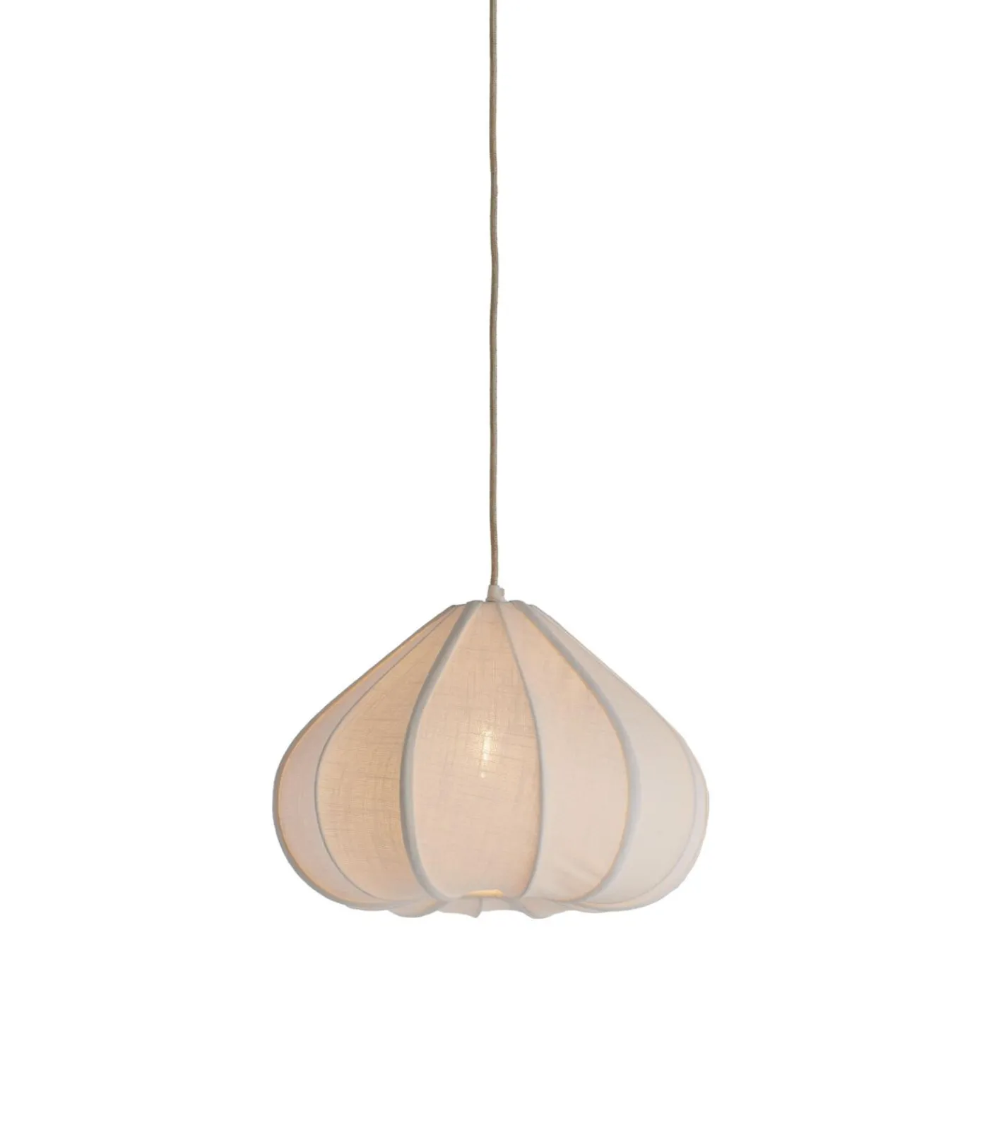 Clearance Hanglamp Zubeda - Crème - Ø38.5cm Hanglampen