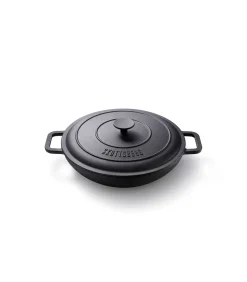 Outlet Hapjespan Gietijzer 31.5 cm Cast Iron - alle warmtebronnen - Inductie Potten & Pannen