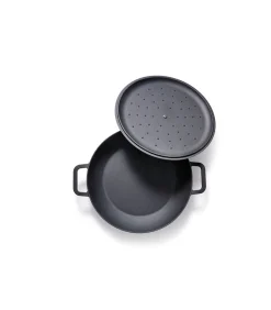 Outlet Hapjespan Gietijzer 31.5 cm Cast Iron - alle warmtebronnen - Inductie Potten & Pannen