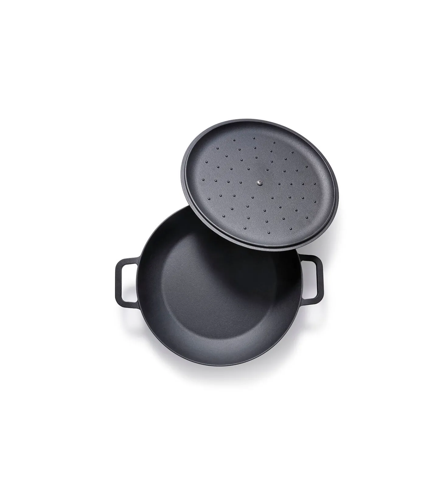 Outlet Hapjespan Gietijzer 31.5 cm Cast Iron - alle warmtebronnen - Inductie Potten & Pannen