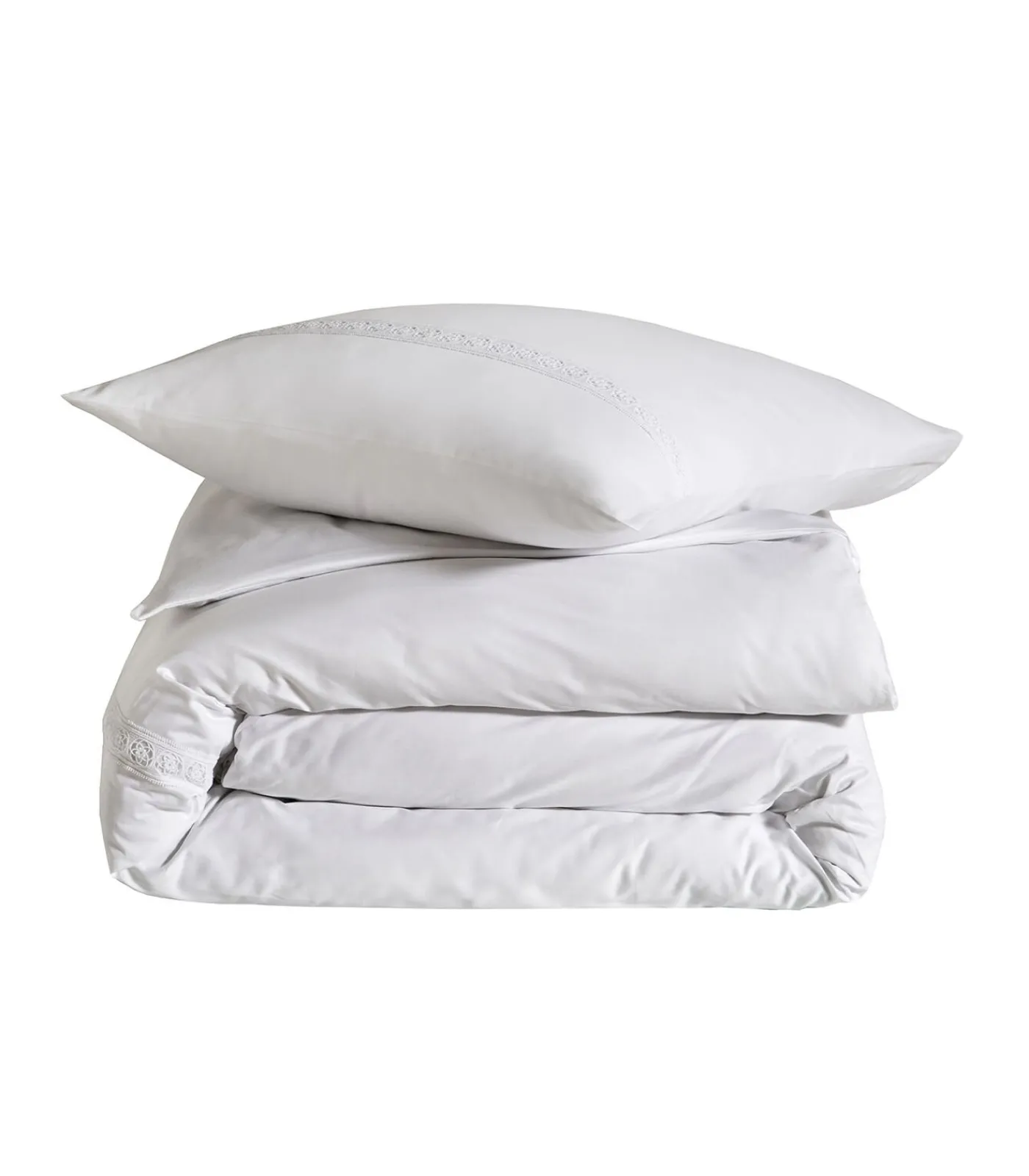 Hot HERITAGE Blanc - Kussensloop Satijn katoen Kussenslopen