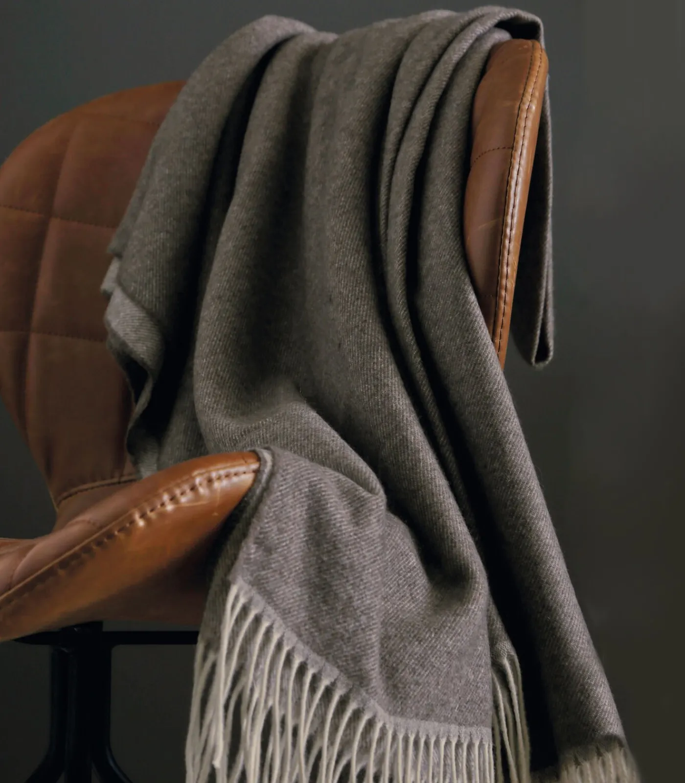 Sale HIMALAYA ébène - Plaid Kasjmier Bedspreien