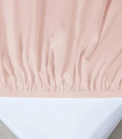 Hoeslaken 2 personen Extra 200x200 cm Lichtroze Hoeslakens