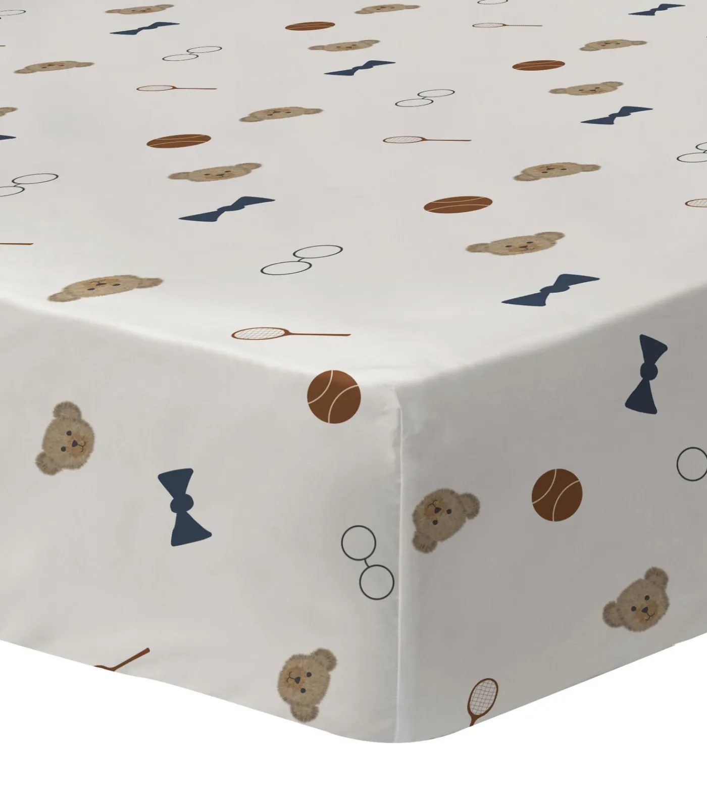 Clearance Hoeslaken, bedrukt 100% katoen, TEDDY BEAR Hoeslakens