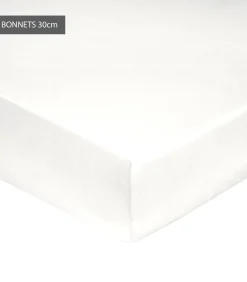 Sale Hoeslaken blanc - Satijn katoen Hoeslakens