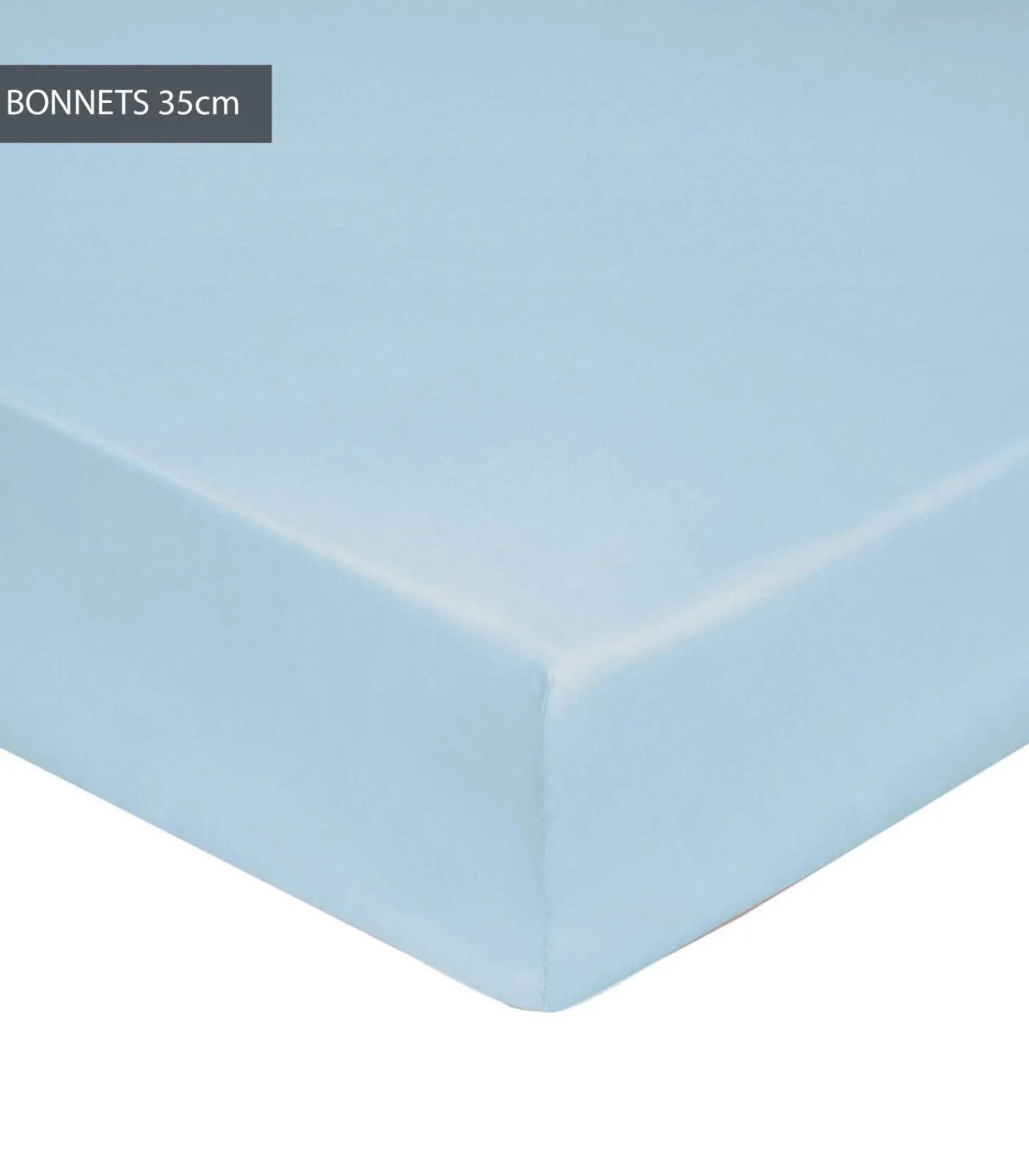 Clearance Hoeslaken bleu ciel - Perkaal Katoen Hoeslakens