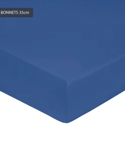 Clearance Hoeslaken Bleu royal - Perkaal Katoen Hoeslakens