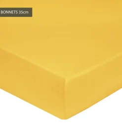 Hoeslaken curry - Perkaal Katoen Hoeslakens