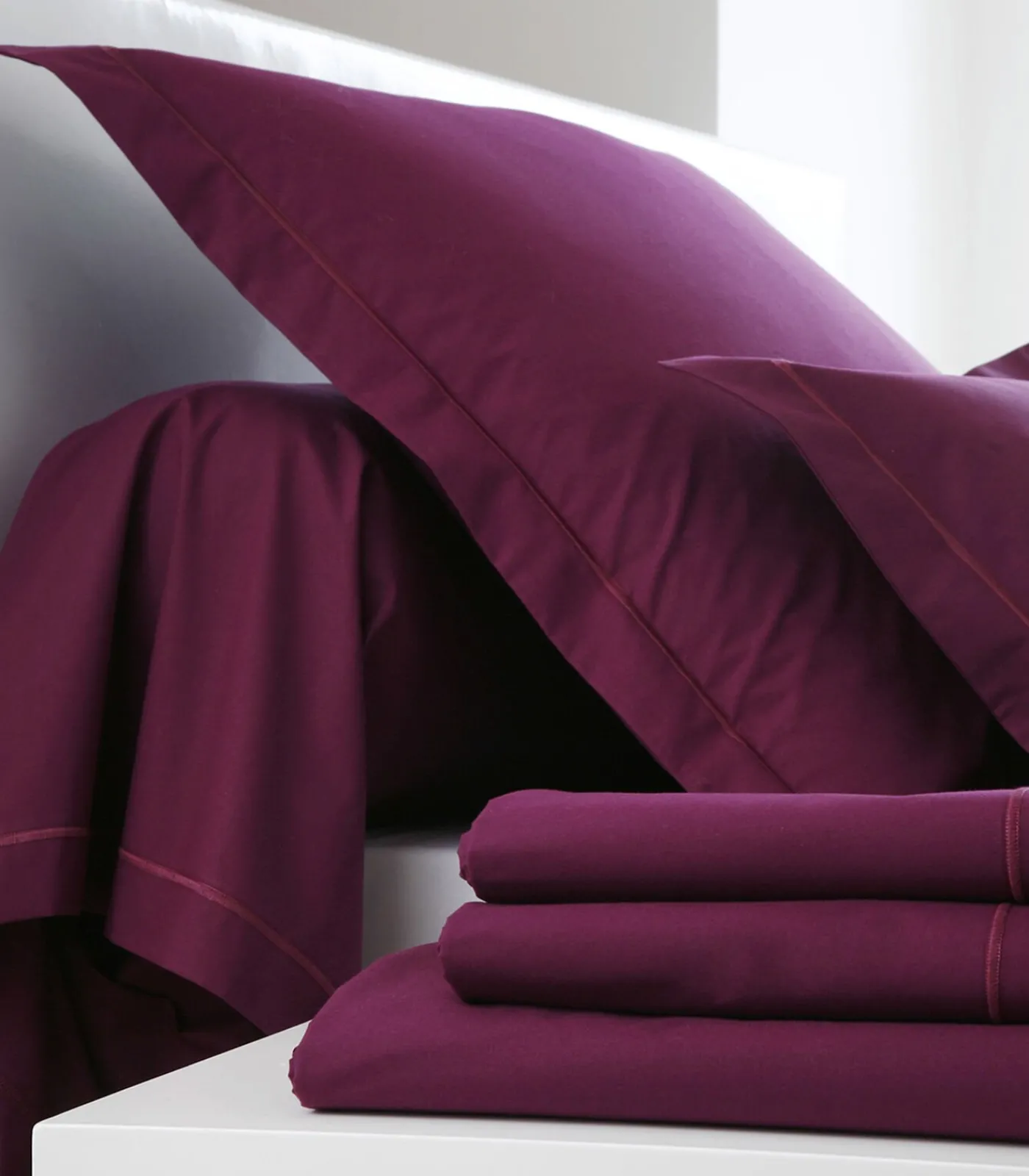 Clearance Hoeslaken cyclamen - Perkaal Katoen Hoeslakens