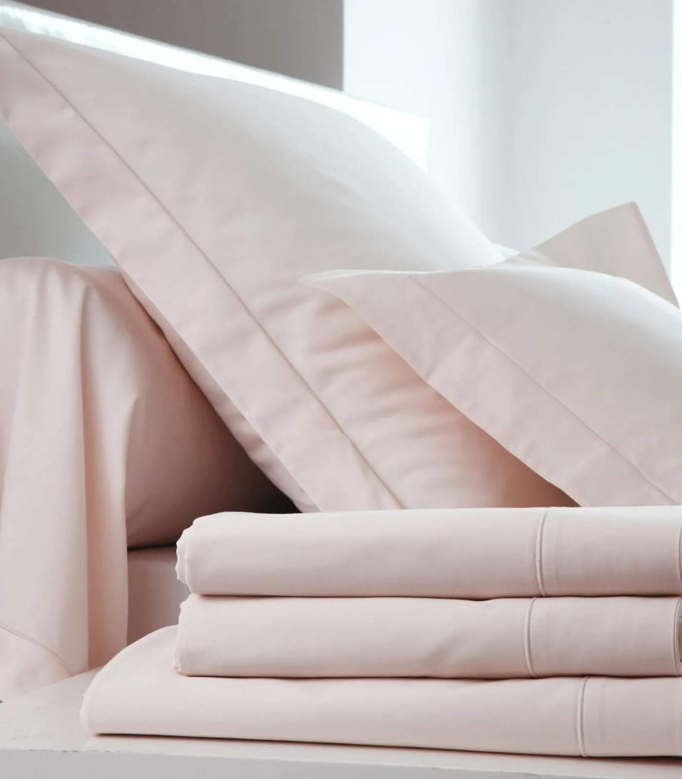 Hot Hoeslaken guimauve - Satijn katoen Hoeslakens