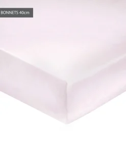 Sale Hoeslaken guimauve - Satijn katoen Hoeslakens