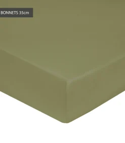 Outlet Hoeslaken kaki - Perkaal Katoen Hoeslakens