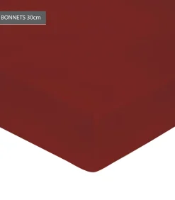 Discount Hoeslaken rouge - Satijn katoen Hoeslakens