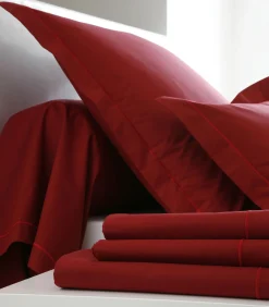 Hoeslaken rubis - Perkaal Katoen Hoeslakens