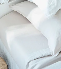 Hot Hoeslaken van gewassen hennep, hoekhoogte 30 cm, FIJNE HENNEP Hoeslakens