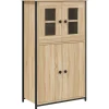 Hot Hoge kast 62x32x106,5 cm bewerkt hout sonoma eikenkleurig Meubels