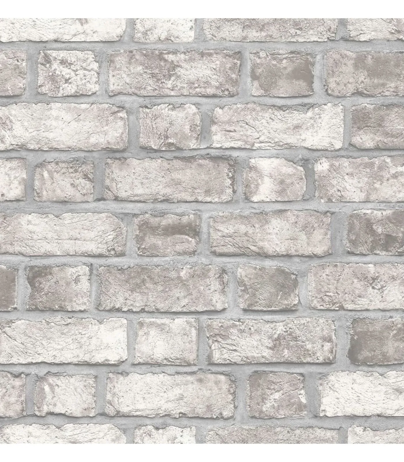 Discount Homestyle Behang Brick Wall grijs en gebroken wit Decoratie