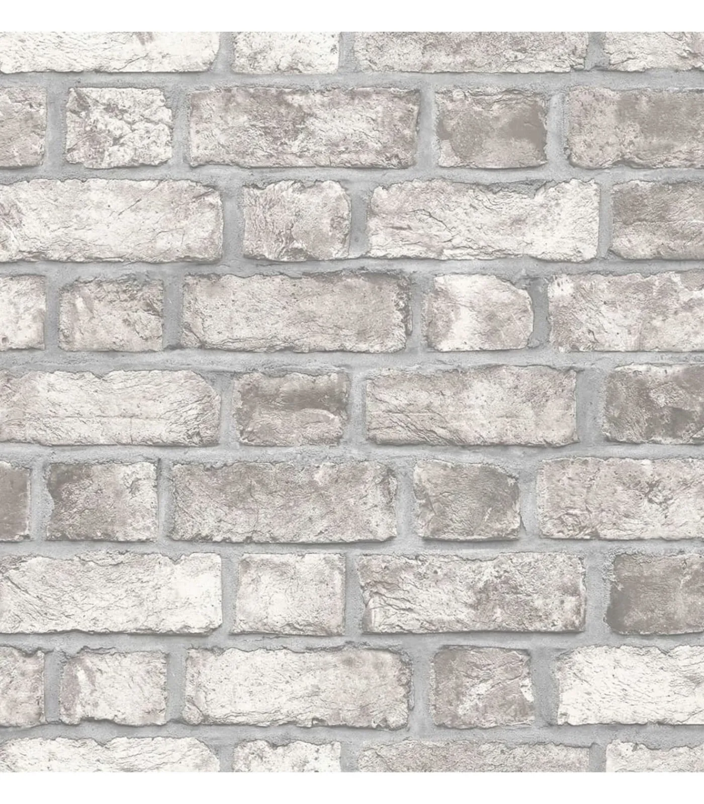 Discount Homestyle Behang Brick Wall grijs en gebroken wit Decoratie