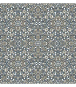 Clearance Homestyle Behang Portugese Tiles bruin en blauw Decoratie