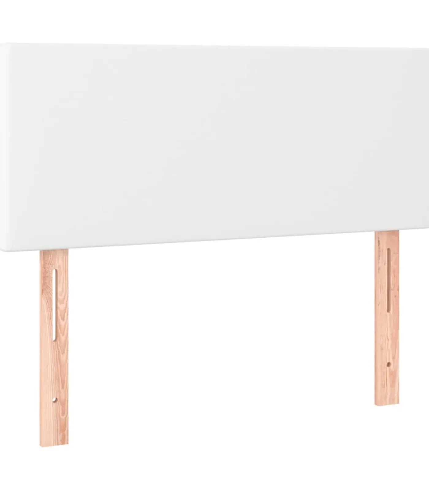 Online Hoofdbord LED 80x5x78/88 cm kunstleer wit Bedden