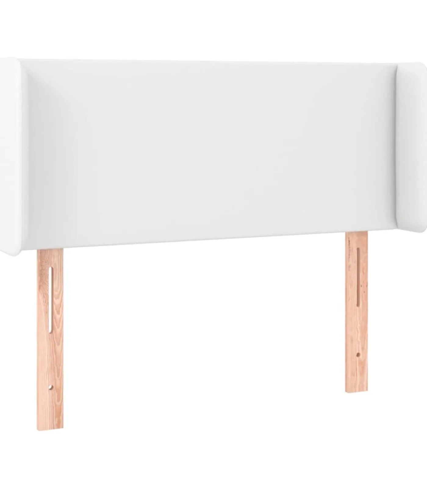 Online Hoofdbord LED 83x16x78/88 cm kunstleer wit Bedden