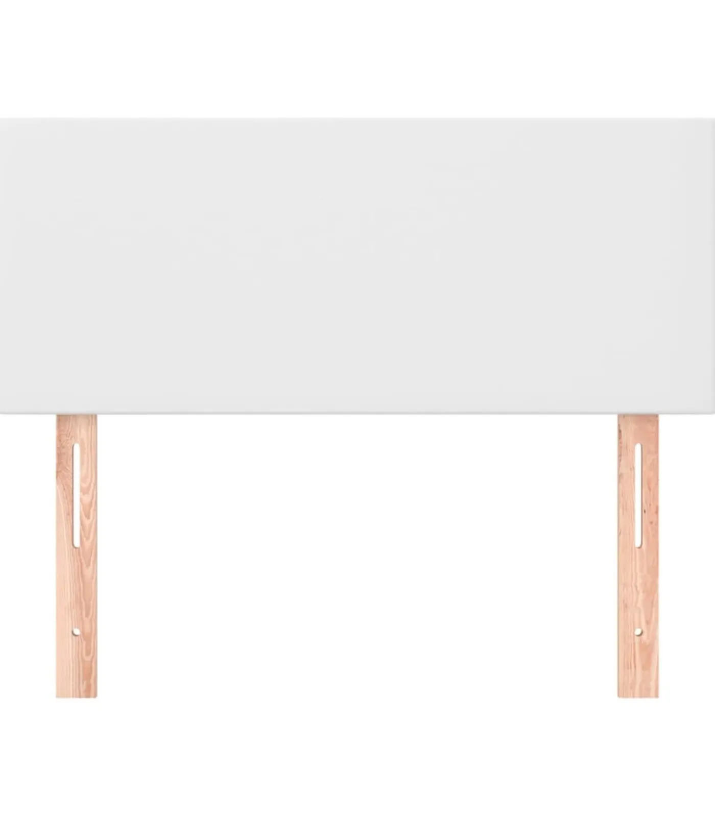 Discount Hoofdbord 80x5x78/88 cm kunstleer wit Bedden