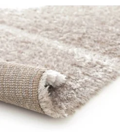 Discount Hoogpolig vloerkleed met geometrisch patroon 120 x 170 cm Tapijten