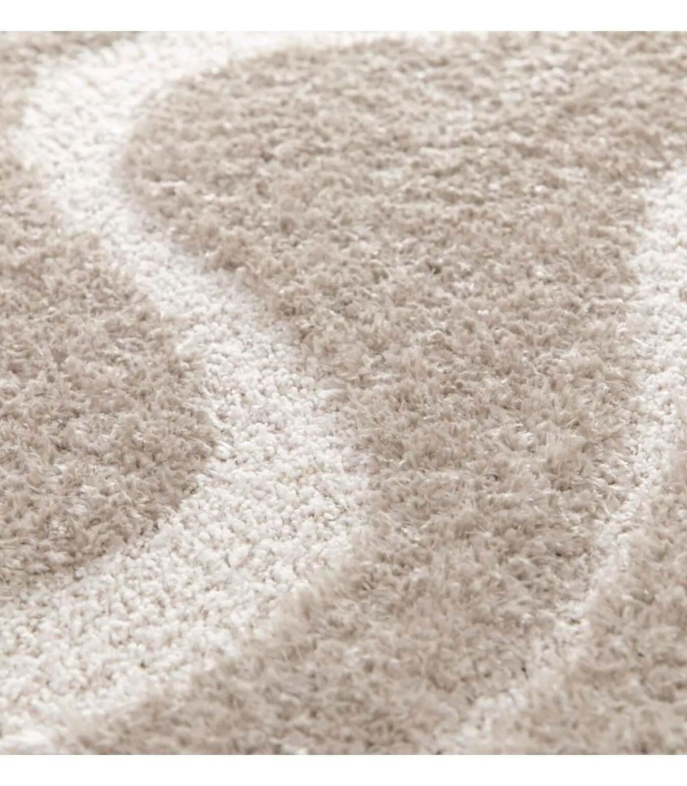 Sale Hoogpolig vloerkleed met golvend patroon in 120 x 170 cm Tapijten