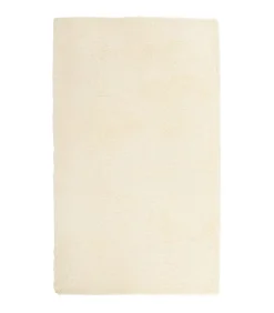 Outlet Hoogpolig vloerkleed NAVARRA 60x100 cm polyester crèmekleurig Tapijten