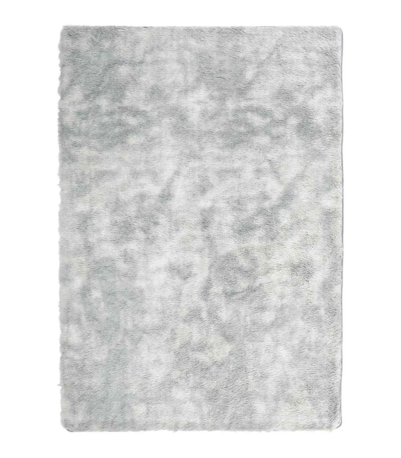 Outlet Hoogpolig vloerkleed NAVARRA 120x170 cm polyester zilvergrijs Tapijten