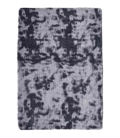 New Hoogpolig vloerkleed NAVARRA 160x230 cm polyester donkergrijs Tapijten