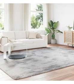 Best Hoogpolig vloerkleed NAVARRA 240x340 cm polyester zilvergrijs Tapijten