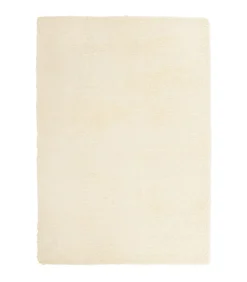 Online Hoogpolig vloerkleed NAVARRA 120x170 cm polyester crèmekleurig Tapijten