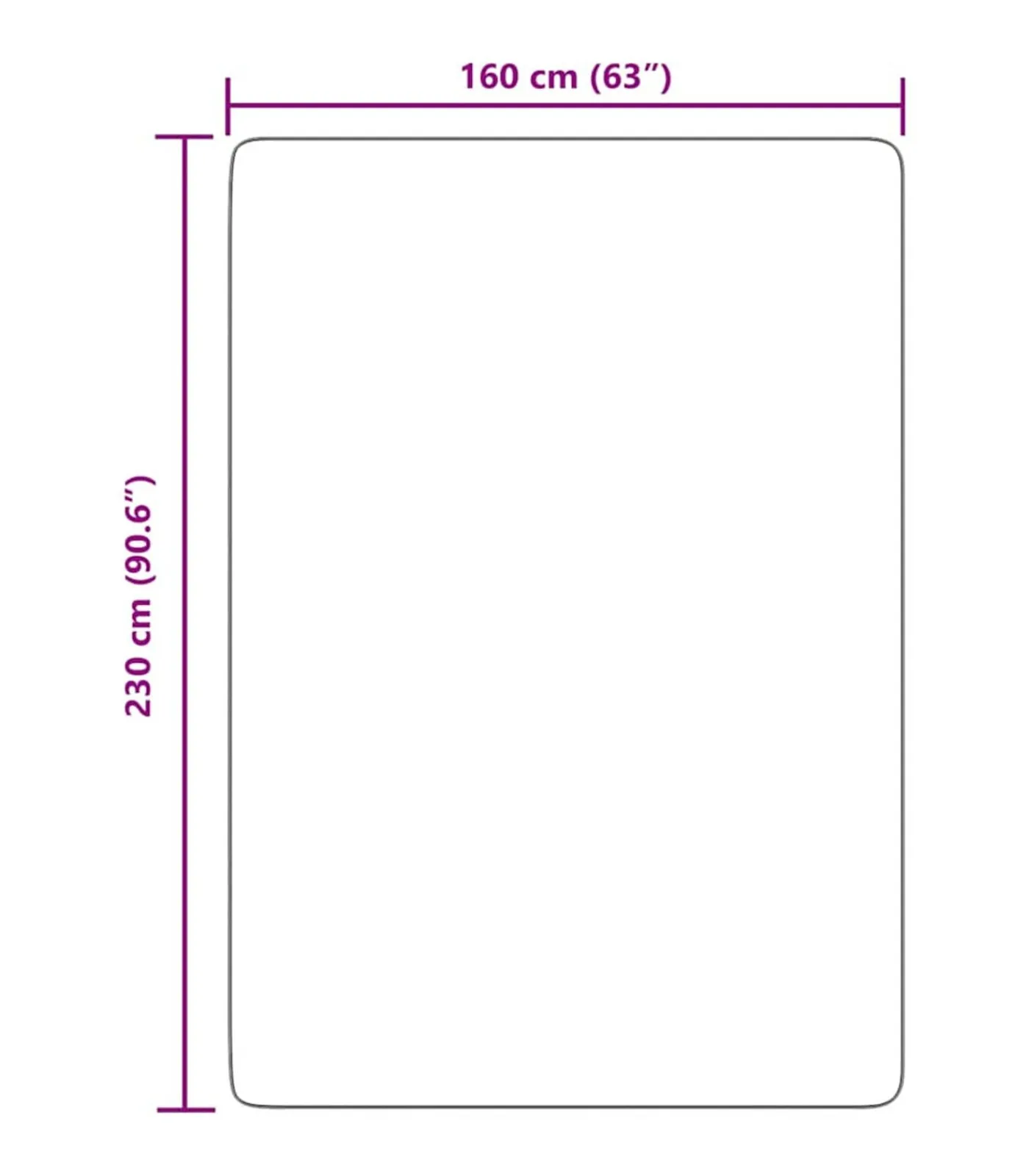 Hoogpolig vloerkleed NAVARRA 160x230 cm polyester crèmekleurig Tapijten