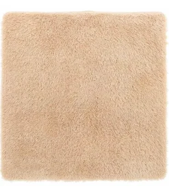 Clearance Hoogpolig vloerkleed NAVARRA 120x120 cm polyester Tapijten