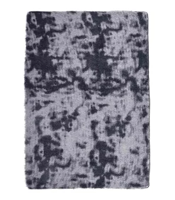 Outlet Hoogpolig vloerkleed NAVARRA 240x340 cm polyester donkergrijs Tapijten