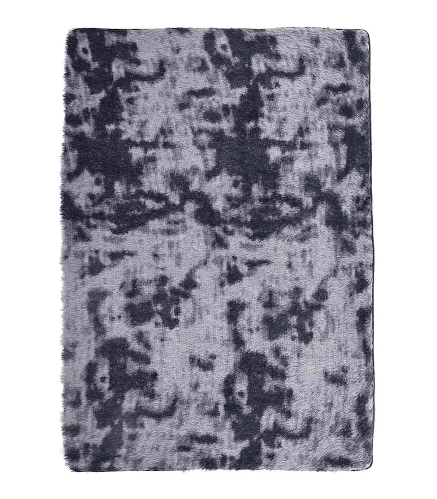 Outlet Hoogpolig vloerkleed NAVARRA 240x340 cm polyester donkergrijs Tapijten