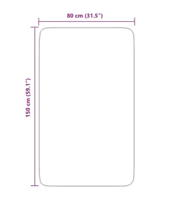 Discount Hoogpolig vloerkleed NAVARRA 80x150 cm polyester stoffig roze Tapijten