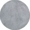 Hoogpolig vloerkleed NAVARRA 120x120 cm polyester lichtgrijs Tapijten