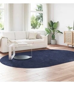 Best Hoogpolig vloerkleed NAVARRA 300x200 cm polyester marineblauw Tapijten