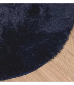 Best Hoogpolig vloerkleed NAVARRA 300x200 cm polyester marineblauw Tapijten