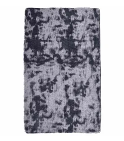 Discount Hoogpolig vloerkleed NAVARRA 80x150 cm polyester donkergrijs Tapijten