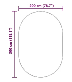 Discount Hoogpolig vloerkleed NAVARRA 300x200 cm polyester stoffig roze Tapijten