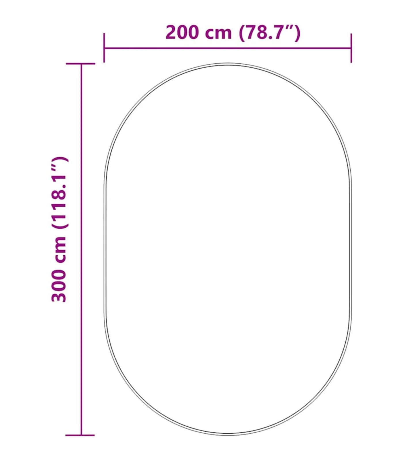 Discount Hoogpolig vloerkleed NAVARRA 300x200 cm polyester stoffig roze Tapijten